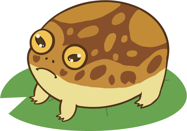 The frog that started it all, Reggie! He is the mascot for my business "Floating Frogs"